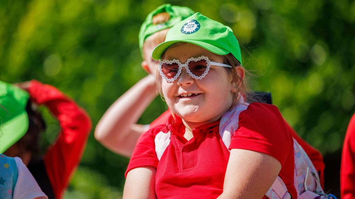 Students enjoy a day of fun and learning during farm visit