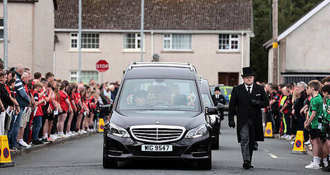 Murder of mother and children has shaken community to its core, service told