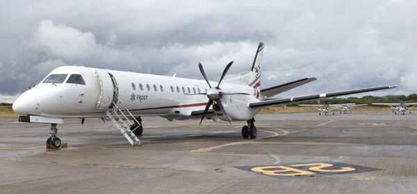 The DC3 that arrived in Waterford airport.