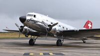 Busy times at Waterford Airport as Fontaines DC and WWII era aircraft arrive