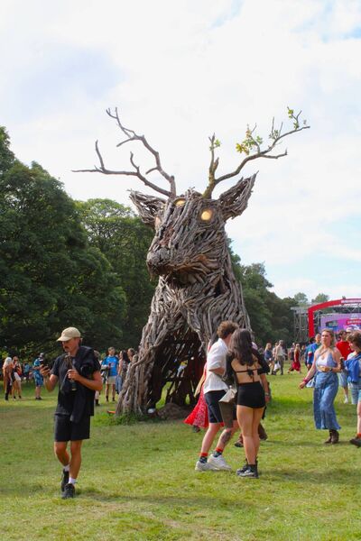 The festival site is as creative and colourful as ever. Pic: Shannon Sweeney