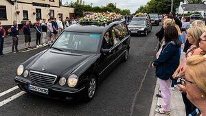 Murdered mother and children ‘together and finally safe’ – funeral hears Murdered mother and children ‘together and finally safe’ – funeral hears