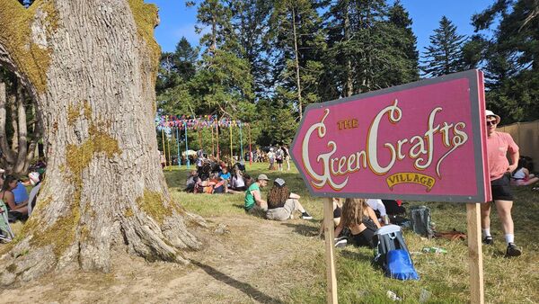 The Green Crafts Village was very popular. Pic: Shannon Sweeney