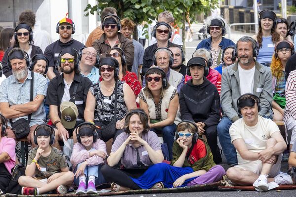 Enjoying The Frame, at Spraoi. Photo: Joe Evans