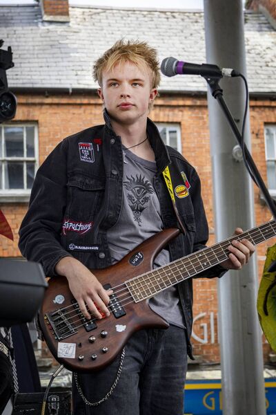 Squire who played the Apple Market stage at Spraoi. Photo: Joe Evans