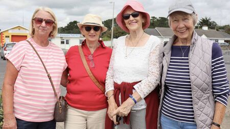Walking group members enjoy the sights of County Waterford boardwalk amenity