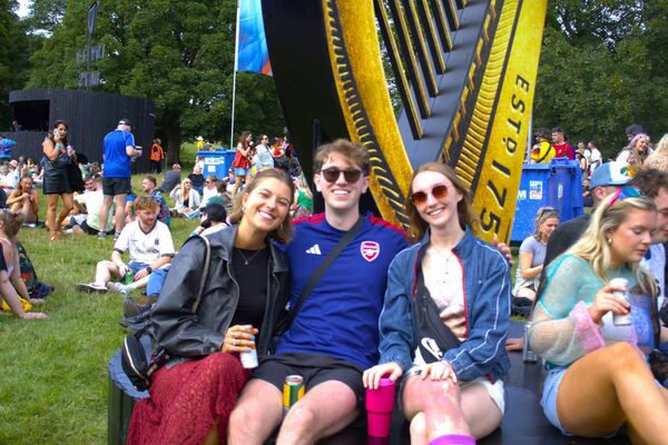 All smiles at All Together Now. Pic: Shannon Sweeney