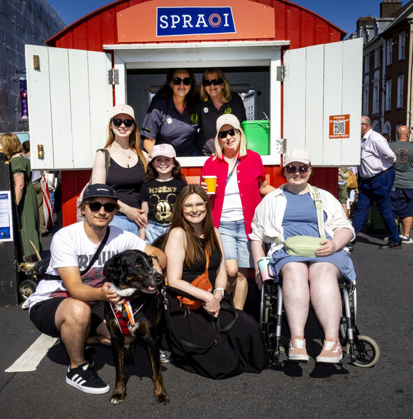  Cunningham family and friends, at Spraoi. Photo: Joe Evans