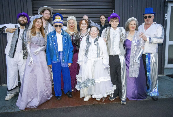  Captain John Thompson and his crew, at the Spraoi Parade, Quay of Dreams. Photo: Joe Evans