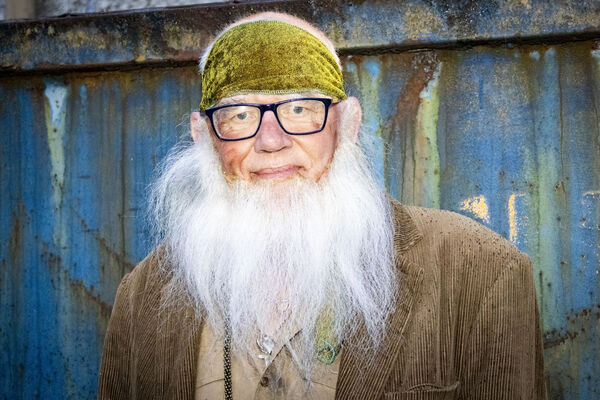  Roddie Cleere, at the Spraoi Parade, Quay of Dreams. Photo: Joe Evans