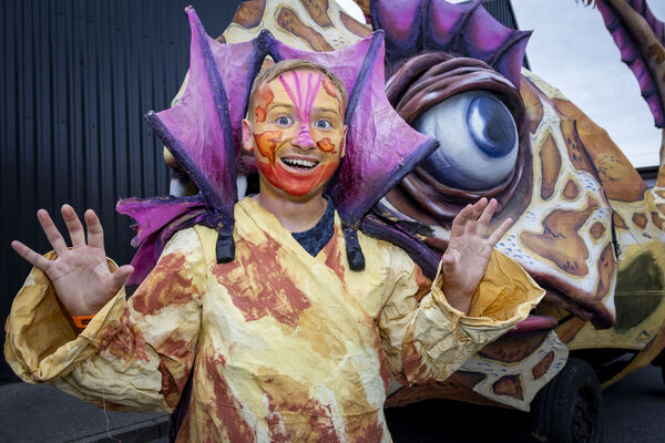  John Power, at the Spraoi Parade, Quay of Dreams. Photo: Joe Evans