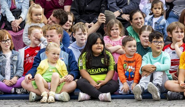 Large crowds enjoyed the acts and good weather at Spraoi. Photo: Joe Evans