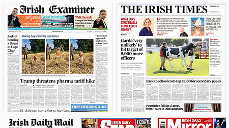 What the papers say: Wednesday's front pages