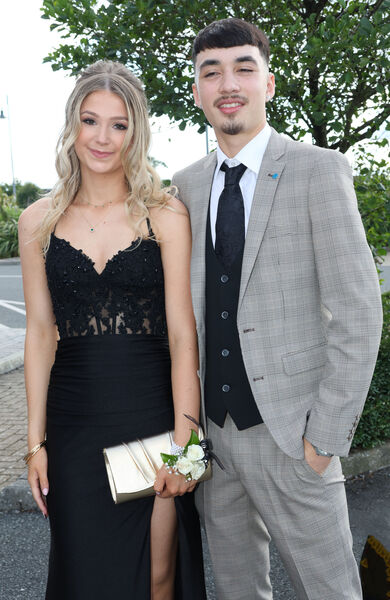  Eva Hilliard and Alex Tracey at the Ardscoil Na Mara Graduation Ball.