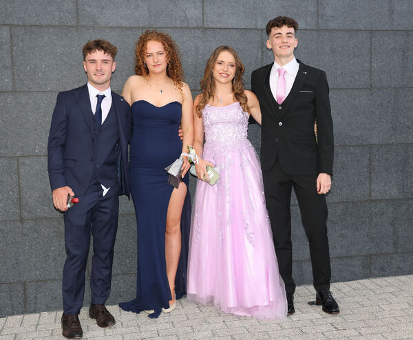 Luke Kelly, Evelyn Moore, Serena Giles and Hayden English at the Ardscoil Na Mara Graduation Ball. Luke Kelly, Evelyn Moore, Serena Giles and Hayden English at the Ardscoil Na Mara Graduation Ball.