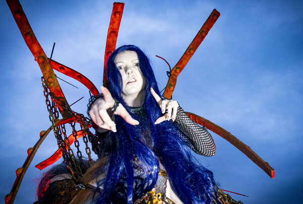 A character from the spectacular Spraoi Parade. Pic: Joe Evans