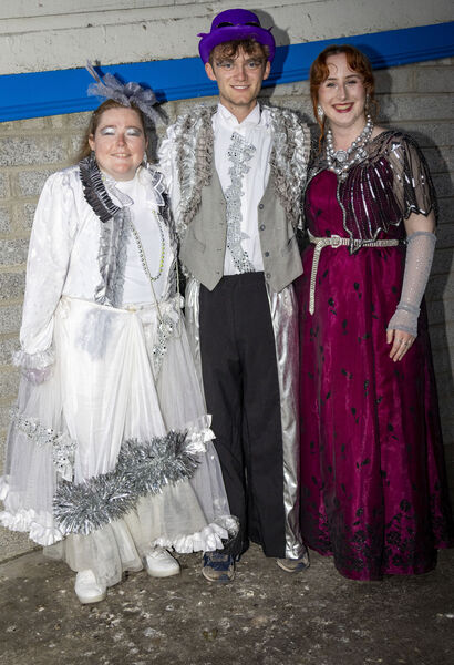  Ciara, Darragh and Marion pictured at the Spraoi Parade. Pic: Joe Evans