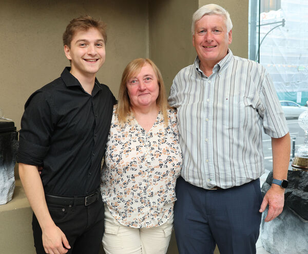Ivan, Jane and Patrick Kiely at the House of Waterford Crystal for the launch and preview night of Jack Cunningham Productions show All Shook Up. Ivan, Jane and Patrick Kiely at the House of Waterford Crystal for the launch and preview night of Jack Cunningham Productions show All Shook Up.