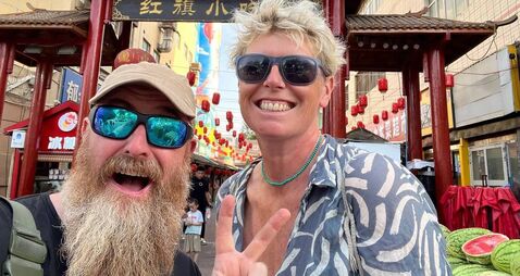 Waterford couple cycle 10,000km from Tramore to China 