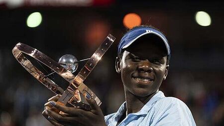Victoria Mboko claims maiden WTA tour title with win over Naomi Osaka