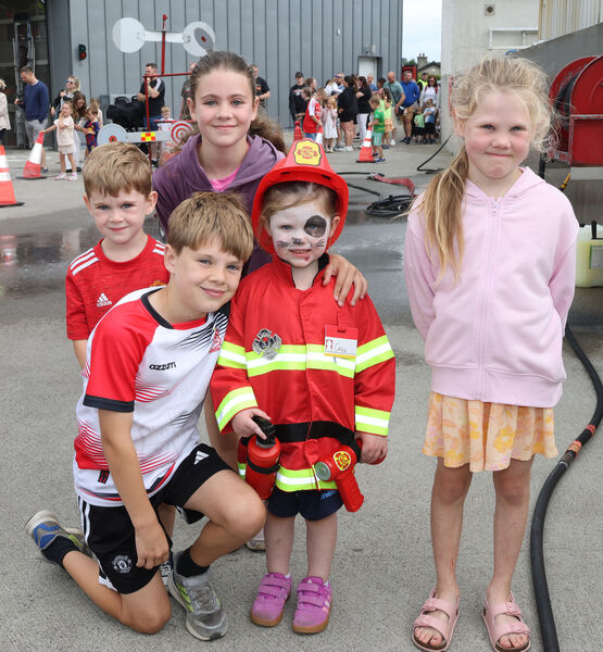 Byrne and Butler familys, pictured at the Waterford Fire Station open day. Photo: Joe Evans Byrne and Butler familys, pictured at the Waterford Fire Station open day. Photo: Joe Evans
