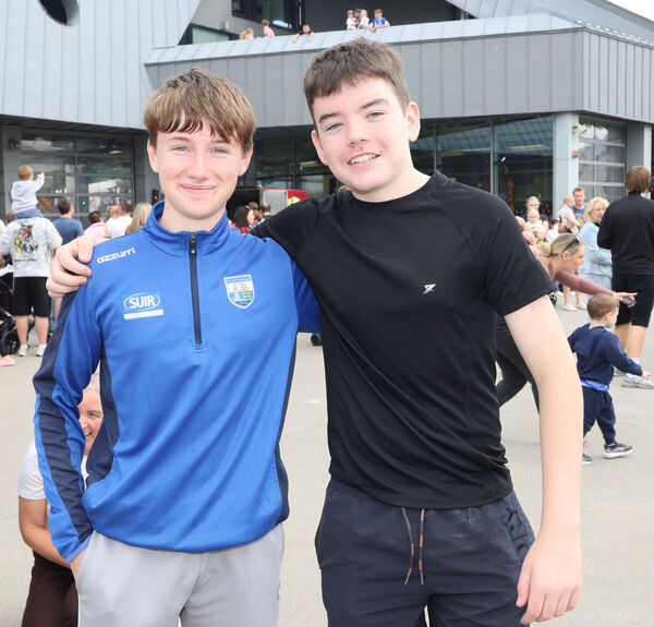 Jo Jo Byrne and Darragh Wyse, pictured at the Waterford Fire Station open day. Photo: Joe Evans Jo Jo Byrne and Darragh Wyse, pictured at the Waterford Fire Station open day. Photo: Joe Evans