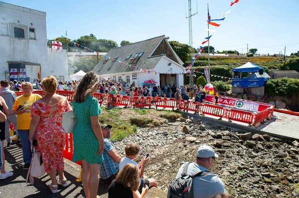 Busy times at Helvick Pier during one of the annual swim events. Pic: Andrew Miller Busy times at Helvick Pier during one of the annual swim events. Pic: Andrew Miller
