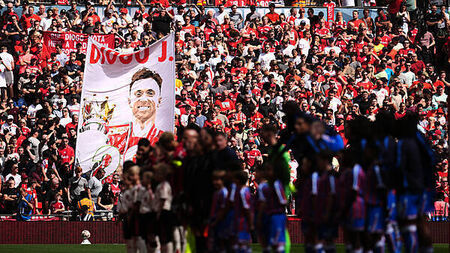 Diogo Jota given touching tribute at Wembley ahead of Community Shield