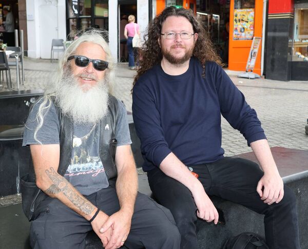 Chilly and Gary Kenneally. Photo: Joe Evans Chilly and Gary Kenneally. Photo: Joe Evans