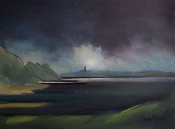 'Tramore Church at Night', by John Cullinan 'Tramore Church at Night', by John Cullinan