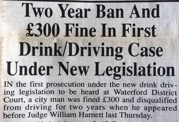 From The Archives sees Waterford News &amp; Star photographer, Joe Evans, go through the newspaper records to pick out photos from Waterford's past