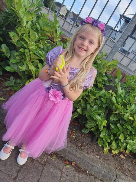 Five-year-old Hannah will have to wait eight months for an MRI scan. Photo: Carolann Walsh