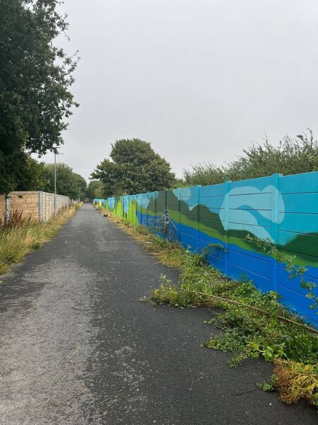The new mural will adorn the Ferrybank stretch of the Greenway. Pic: Ferrybank Community Newsletter FB page The new mural will adorn the Ferrybank stretch of the Greenway. Pic: Ferrybank Community Newsletter FB page