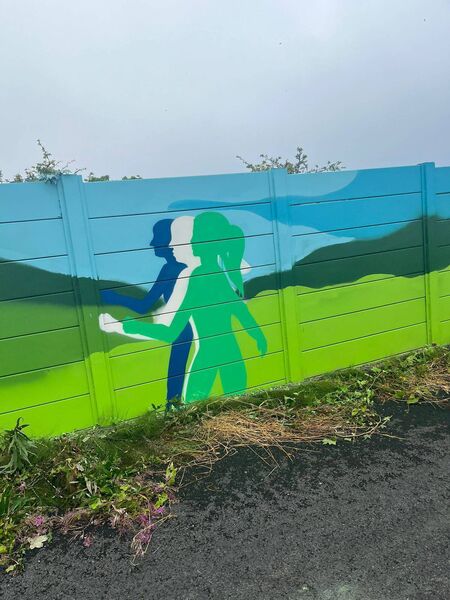 The new mural will adorn the Ferrybank stretch of the Greenway. Pic: Ferrybank Community Newsletter FB page The new mural will adorn the Ferrybank stretch of the Greenway. Pic: Ferrybank Community Newsletter FB page