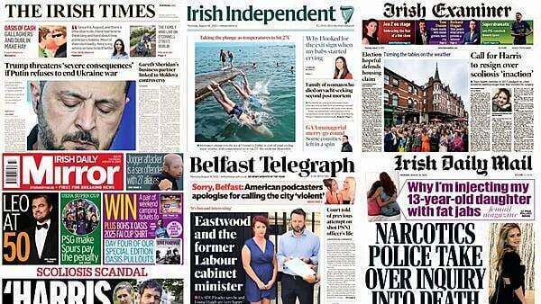 What the papers say: Thursday's front pages