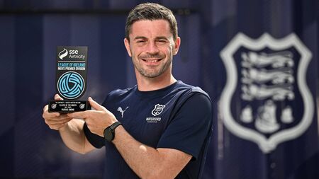 Waterford FC captain Amond named SSE Airtricity/Soccer Writers Ireland Player of the Month