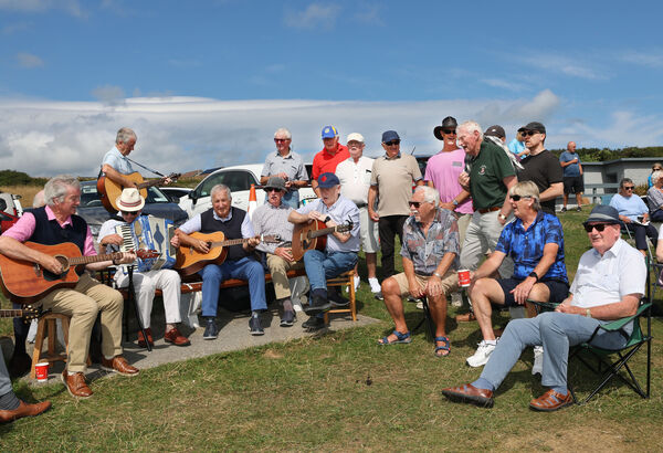 Waterford Male Voice Choir at the Tramore Hospice Support Group coffee morning in memory of Gerry Rush at the Guillamene, Tramore. Waterford Male Voice Choir at the Tramore Hospice Support Group coffee morning in memory of Gerry Rush at the Guillamene, Tramore.