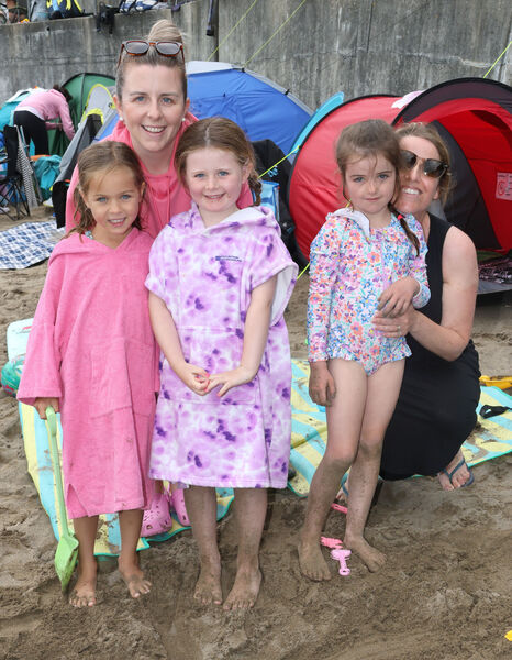 Sommer, Jo, Ita, Lauren and Rebkha, at Boatstrand for Water Safety Ireland's Summer Camp. Sommer, Jo, Ita, Lauren and Rebkha, at Boatstrand for Water Safety Ireland's Summer Camp.