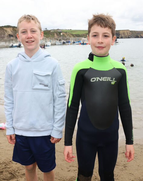 Luke and Tadgh at Boatstrand for Water Safety Ireland's Summer Camp. Luke and Tadgh at Boatstrand for Water Safety Ireland's Summer Camp.
