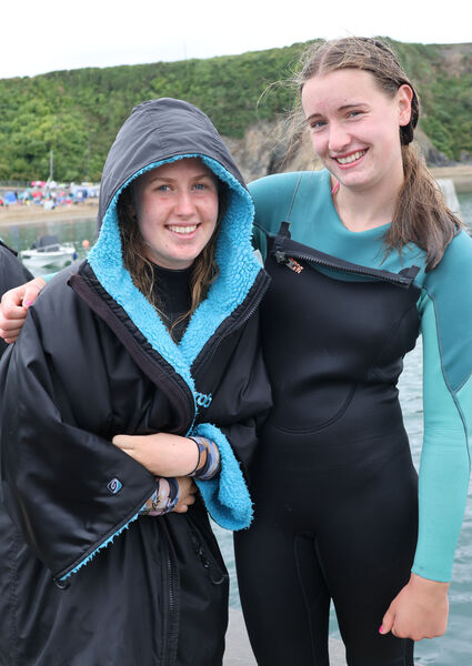 Kate-Ann and Lucy at Boatstrand for Water Safety Ireland's Summer Camp. Kate-Ann and Lucy at Boatstrand for Water Safety Ireland's Summer Camp.