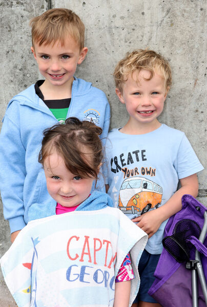 Harry, Tadgh and Clara at Boatstrand for Water Safety Ireland's Summer Camp. Harry, Tadgh and Clara at Boatstrand for Water Safety Ireland's Summer Camp.