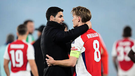 Mikel Arteta: Martin Odegaard deserves to be Arsenal captain ‘by a mile’