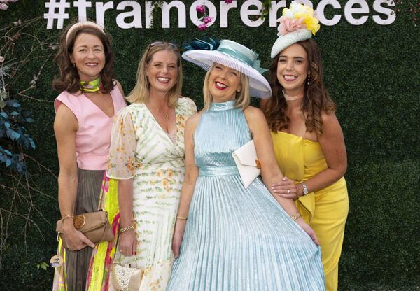 Pictured are Madeleine Hearn, Michelle Dowley, Anita Buckley and Margo McGann from Dungarvan at Ladies Day at Tramore Races. Photo: Patrick Browne Pictured are Madeleine Hearn, Michelle Dowley, Anita Buckley and Margo McGann from Dungarvan at Ladies Day at Tramore Races. Photo: Patrick Browne