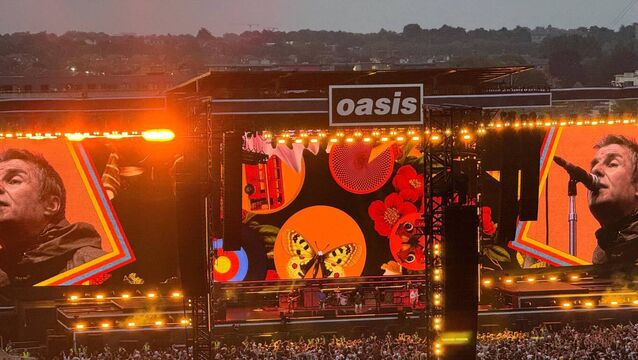 <p>The Oasis roller-coaster hits Dublin. Pic: Colin Shanahan.</p>