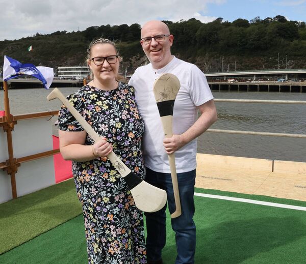 Michelle and Conor took park in the Poc Fada across the River Suir in aid of Pieta House and Waterford Marine Search & Rescue. Photo: Joe Evans Michelle and Conor took park in the Poc Fada across the River Suir in aid of Pieta House and Waterford Marine Search & Rescue. Photo: Joe Evans