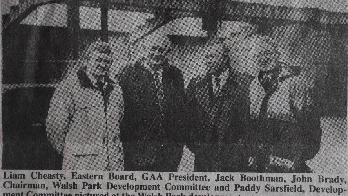 From the Archive: Hall of fame award, Walsh Park development and much more photos from Waterford's past