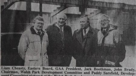 From the Archive: Hall of fame award, Walsh Park development and much more photos from Waterford's past