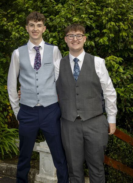 Finn Conway and Sean Browne at the Mount Sion Graduation Ball in the Greenway Manor Hotel. Finn Conway and Sean Browne at the Mount Sion Graduation Ball in the Greenway Manor Hotel.