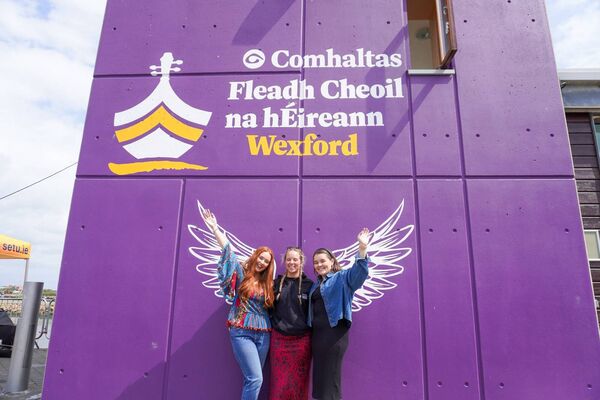 Pictured are SETU Music students at the Fleadh cheoil na hÉireann. Pic: setu.ie