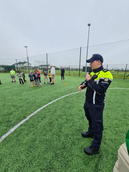 The Gardaí were delighted to help the people of Ballybeg celebrate their area's 50th anniversary. Pic: An Garda Síochána Waterford FB